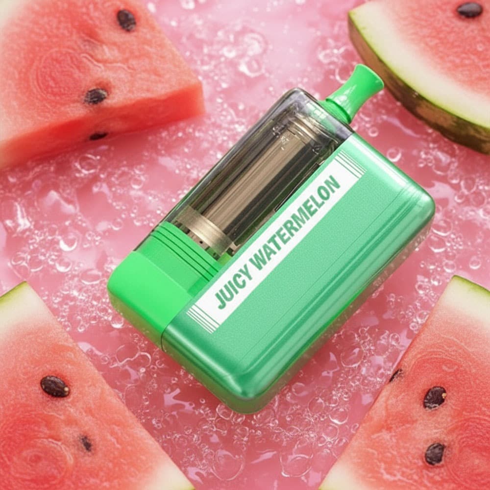 칠렉스 프라임 무니코틴 일회용 전자담배 50000 PUFF 쥬시워터멜론 22ml